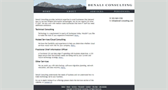 Desktop Screenshot of denali-consulting.com